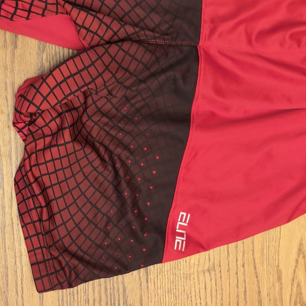 Nike Dri-FIT Elite Basketball Shorts Men's L Red Black - Picture 6 of 8
